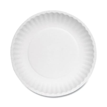 Ajm Packaging AJMPkg, PAPER PLATES, 6in DIAMETER, WHITE, BULK PACK, 1000PK PP6AJKWH